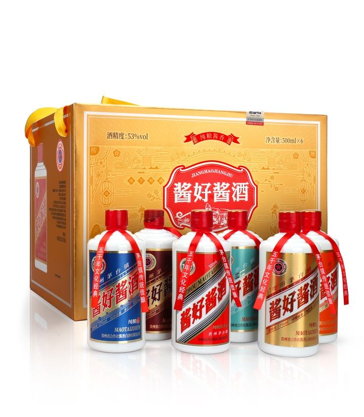 53°茅臺鎮醬好醬酒六六大順 500ml*6
