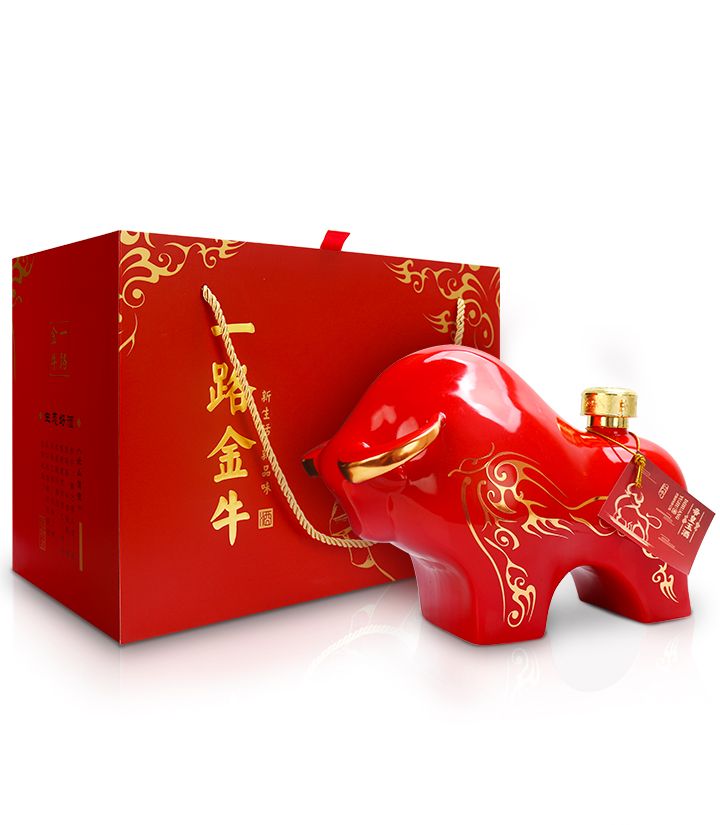 53°茅臺鎮帝皇玉酒（紅牛）2.5L