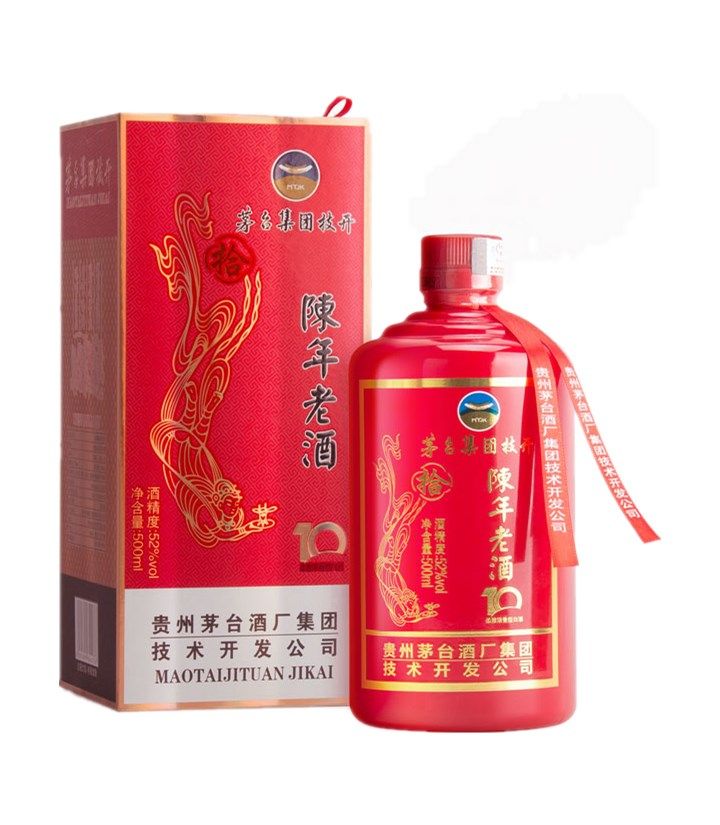 52°茅臺技開陳年老酒10年（手工盒）500ml