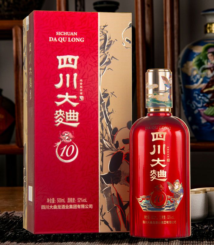 52°四川大曲龍10年500ml