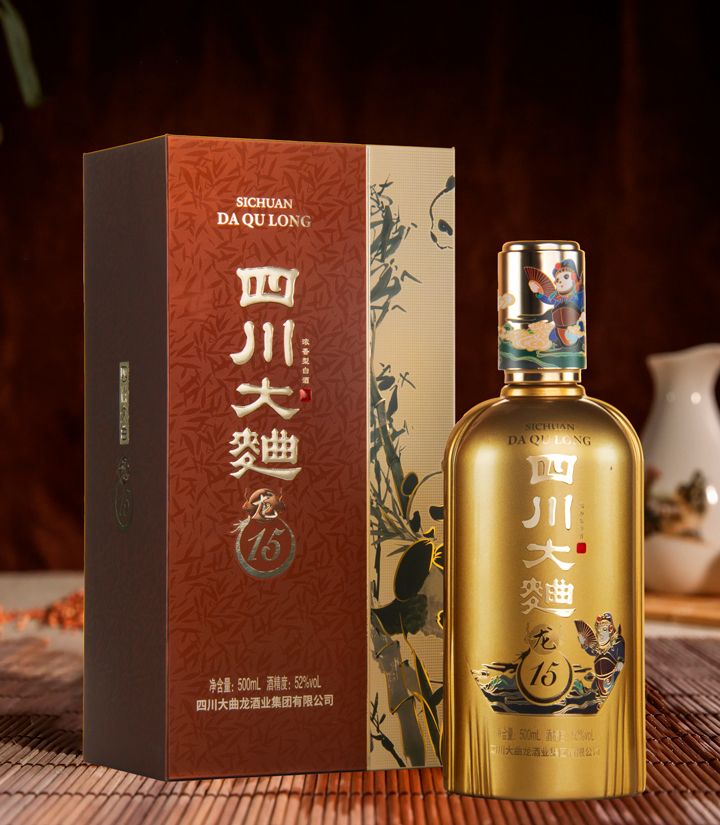 52°四川大曲龍15年500ml